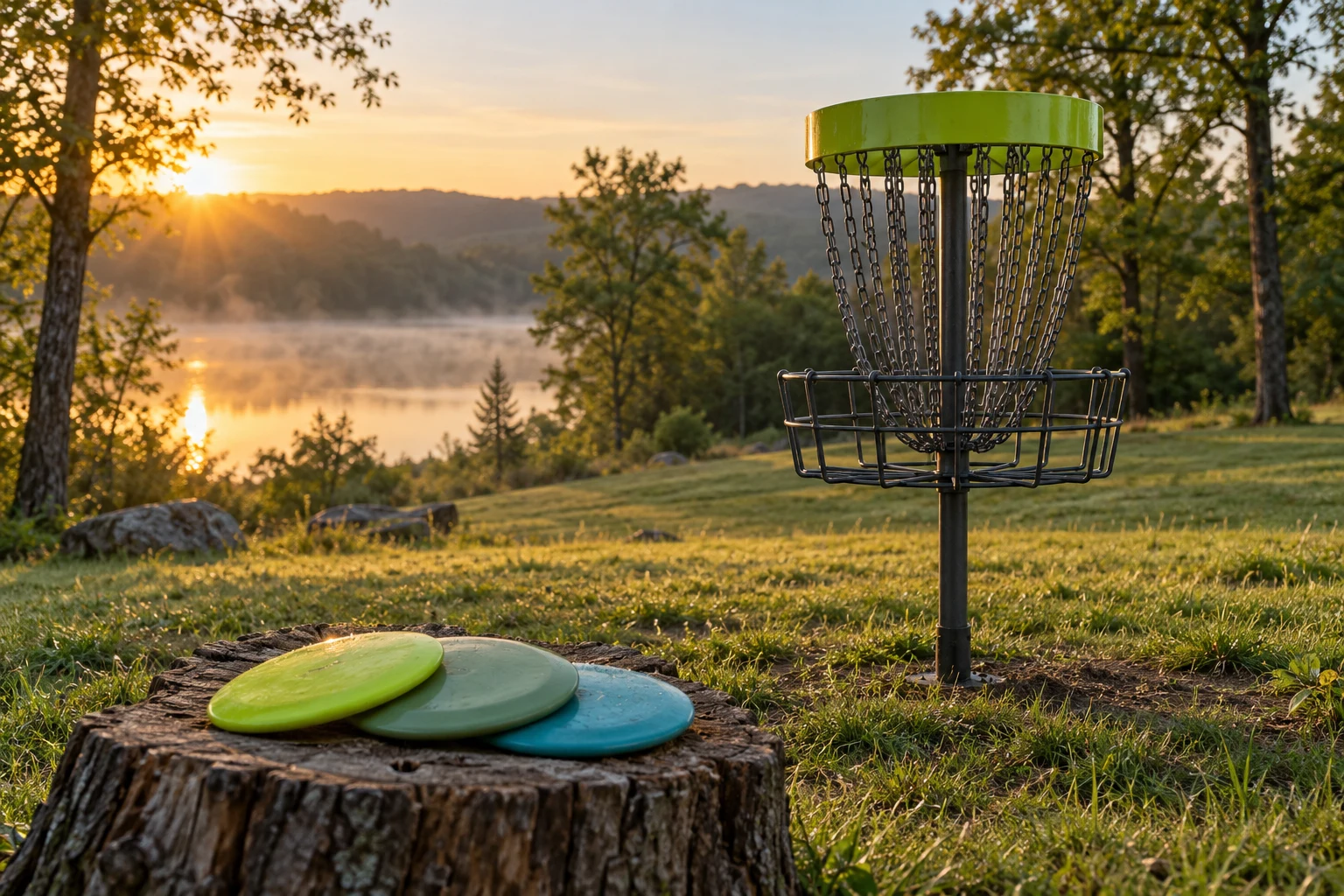 Disc golf equipment collection